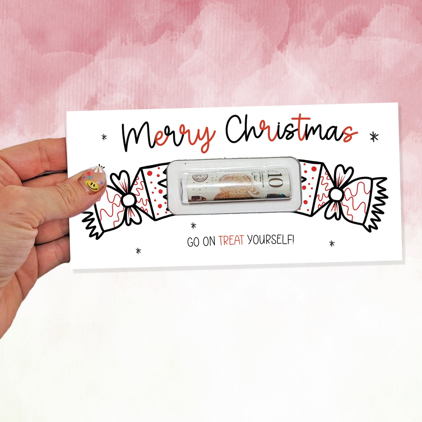 Christmas Money Gift For Girls and Boys - Christmas Money Holder - Cracker