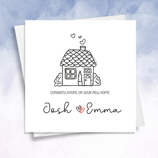 Congratulations on Your new Home Personalised Card - 2f75e5-2