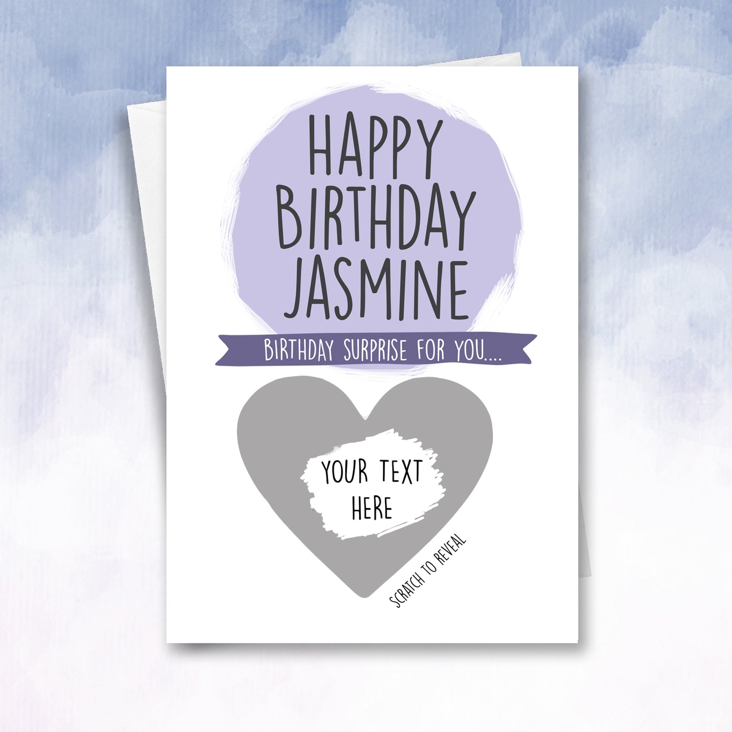 Girly Scratch Off Birthday Card Gift Reveal - 2f75e5-2