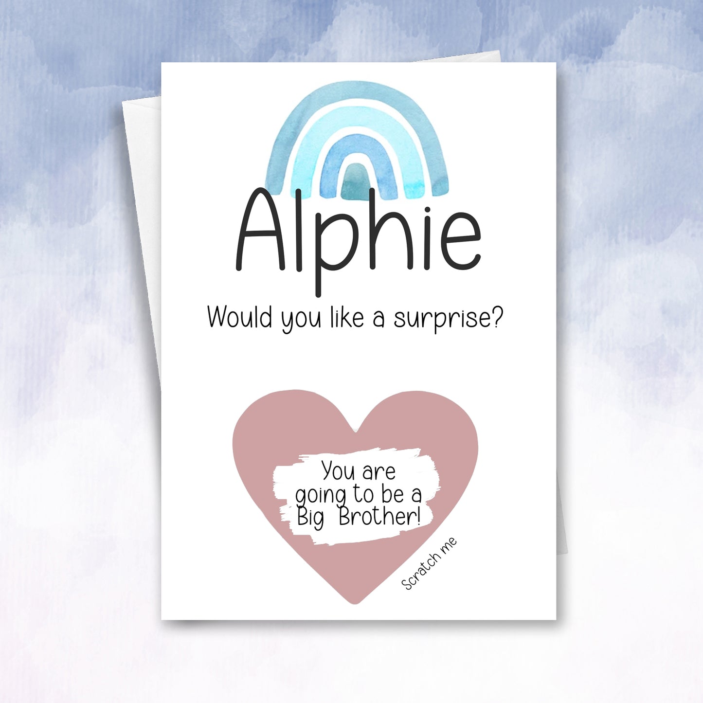 Personalised Big Brother Scratch card Reveal - 2f75e5-2