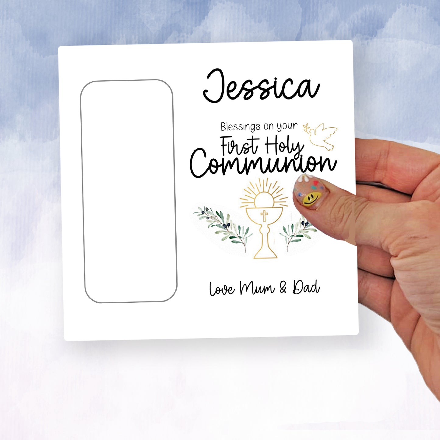 Personalised Holy Communion Money Holder | Keepsake Gift for Kids & Godchildren