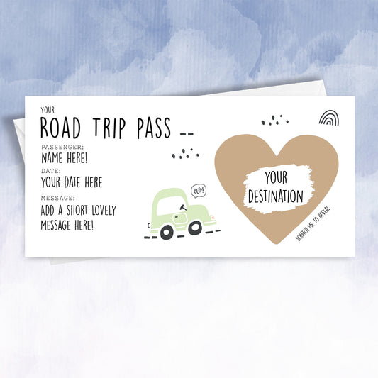 Road Trip or Staycation Reveal Scratch Off card - 2f75e5-2