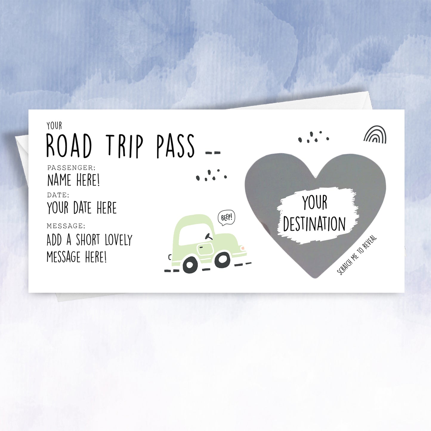 Road Trip or Staycation Reveal Scratch Off card - 2f75e5-2