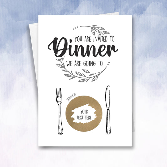 Taking you out to Dinner Scratch off Card - 2f75e5-2