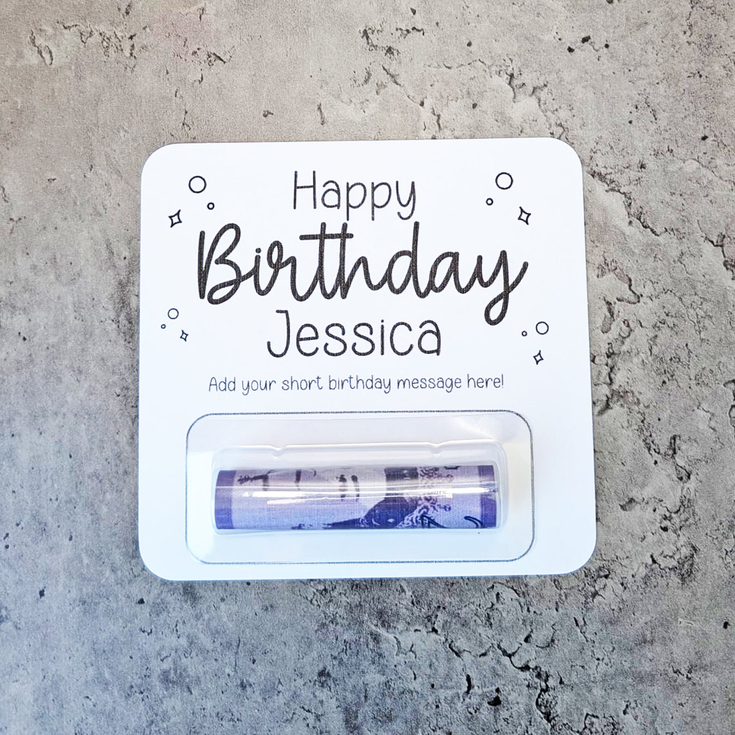 Birthday Money Wallet, Personalised Birthday Card