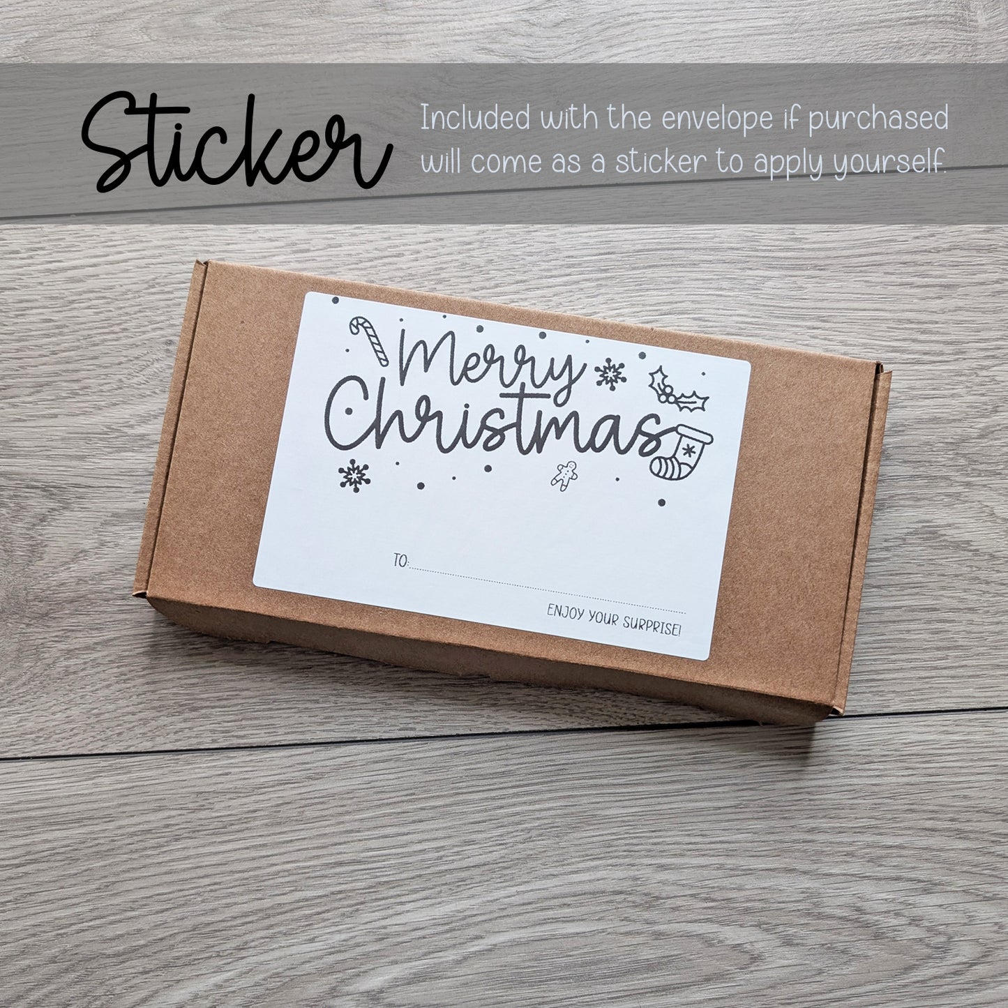 Christmas Money Gift For Girls and Boys - Christmas Money Holder - Cracker