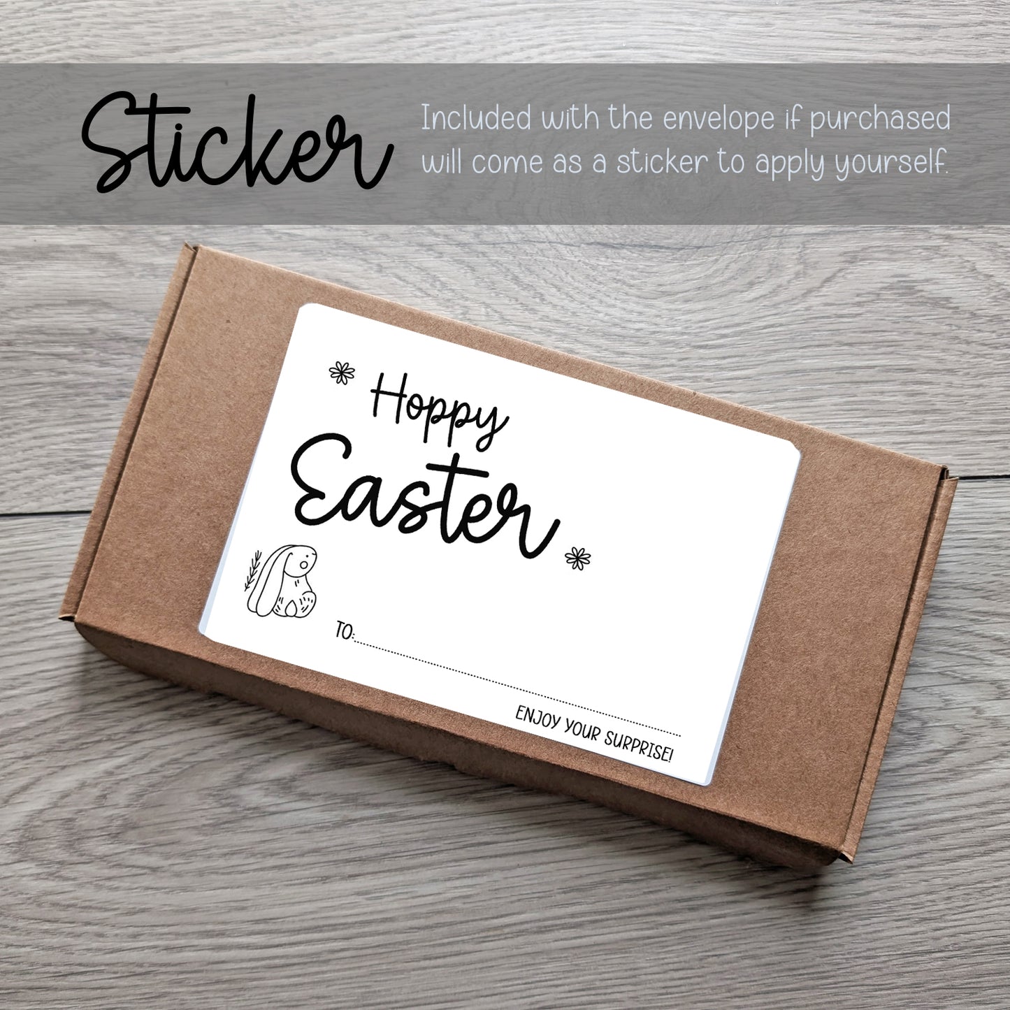 Easter Money Wallet Personalised Easter card