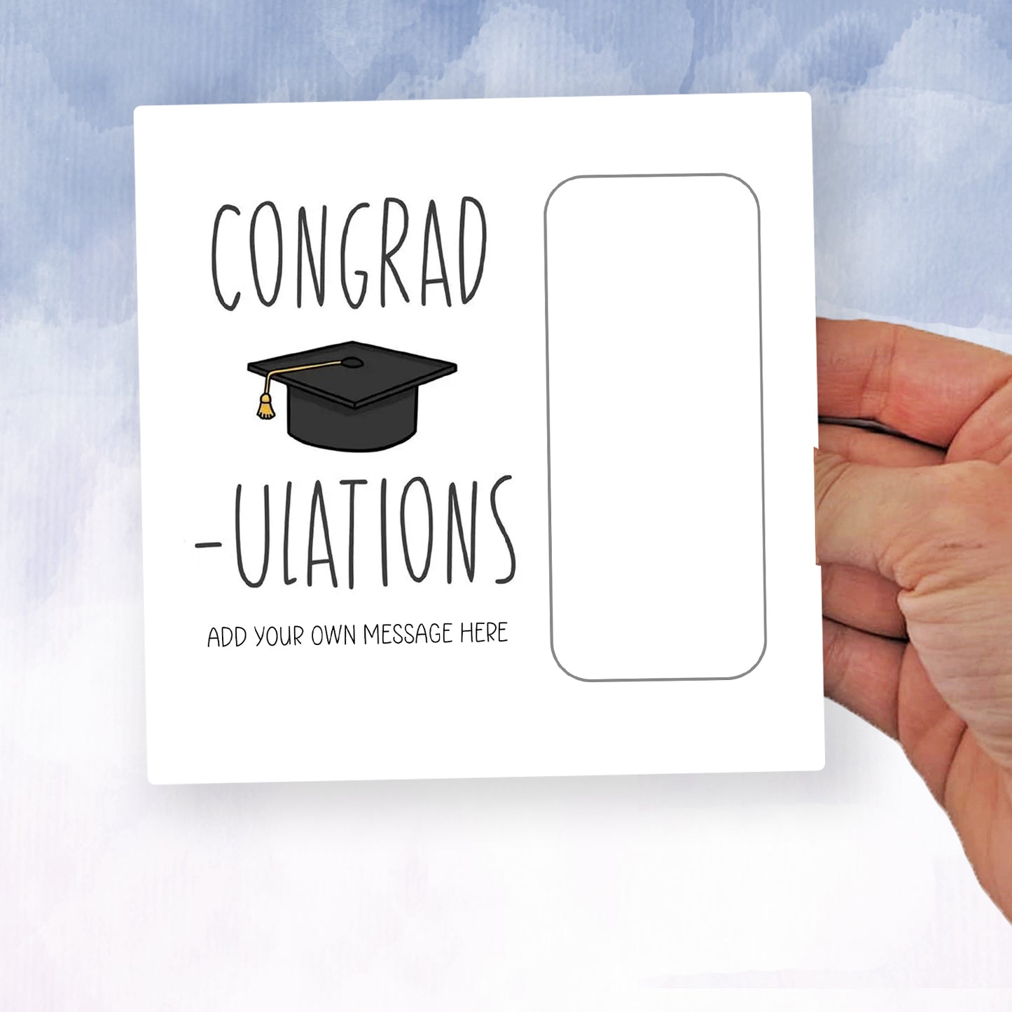 You Passed Money Wallet, Personalised graduation Card, passing gift