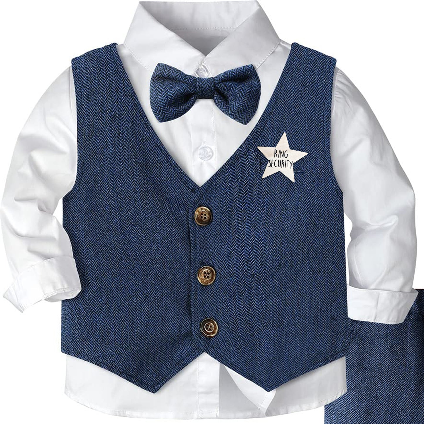 Personalised Ring Bearer Security proposal card