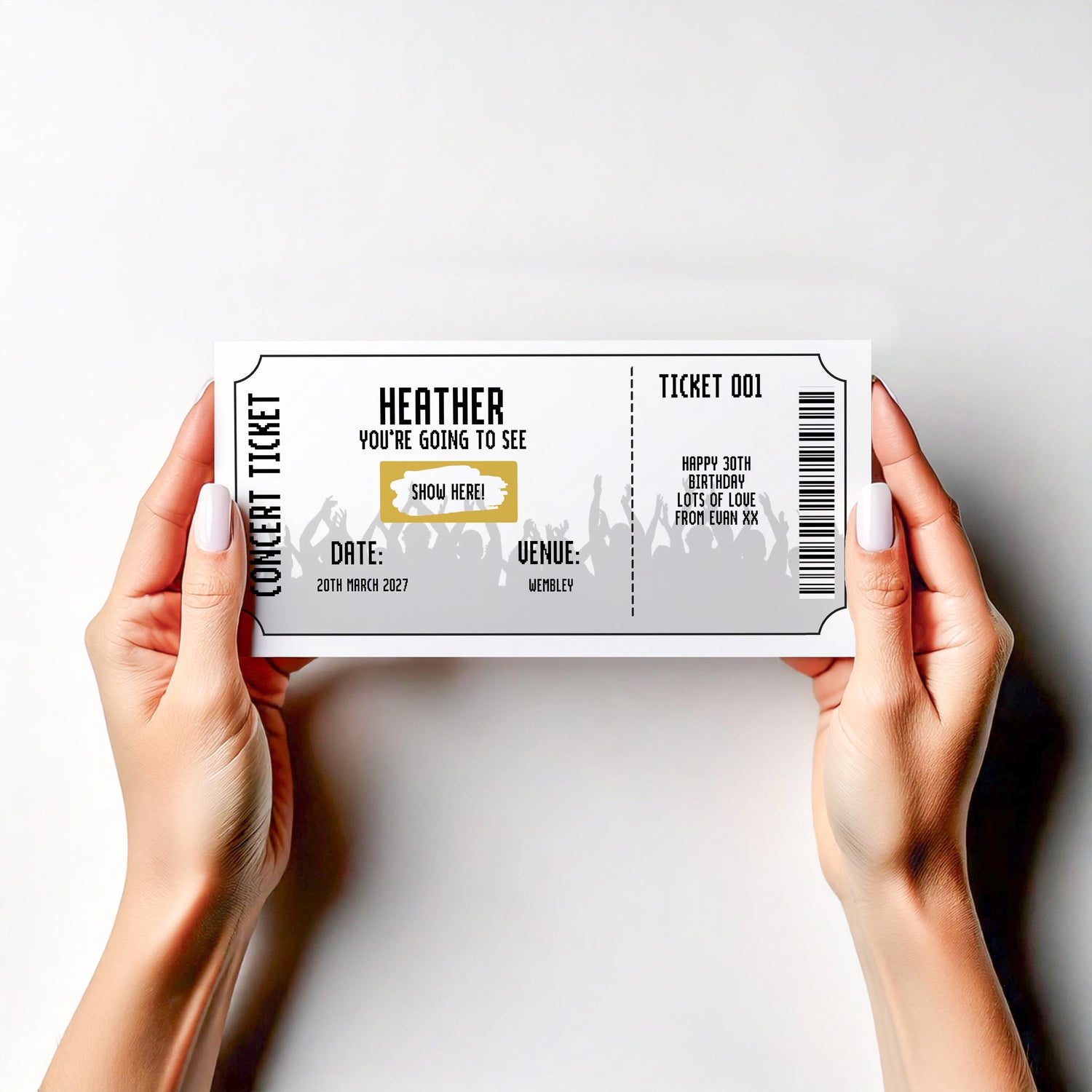 Theatre And Gig Reveal Cards