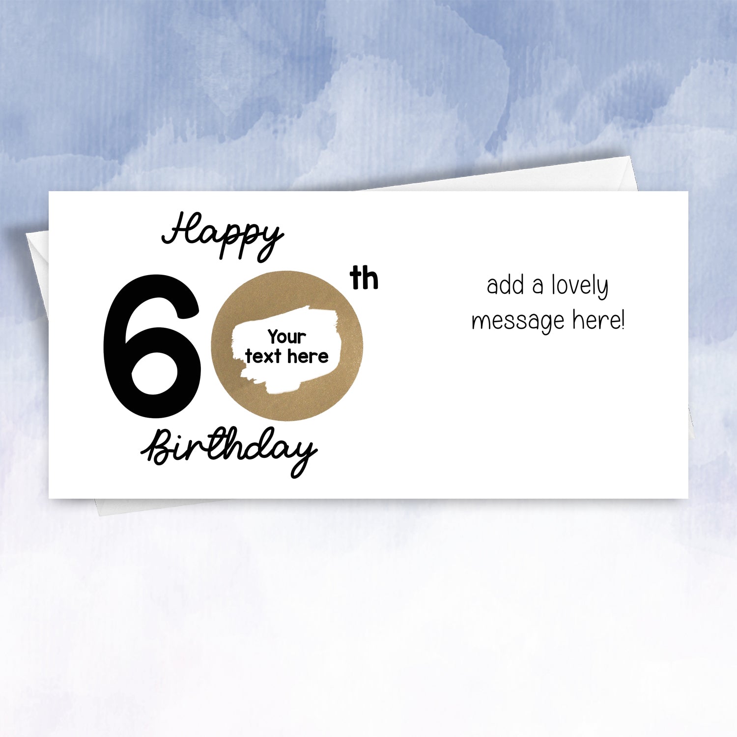 60th Birthday Scratch off Card - squidgemakes