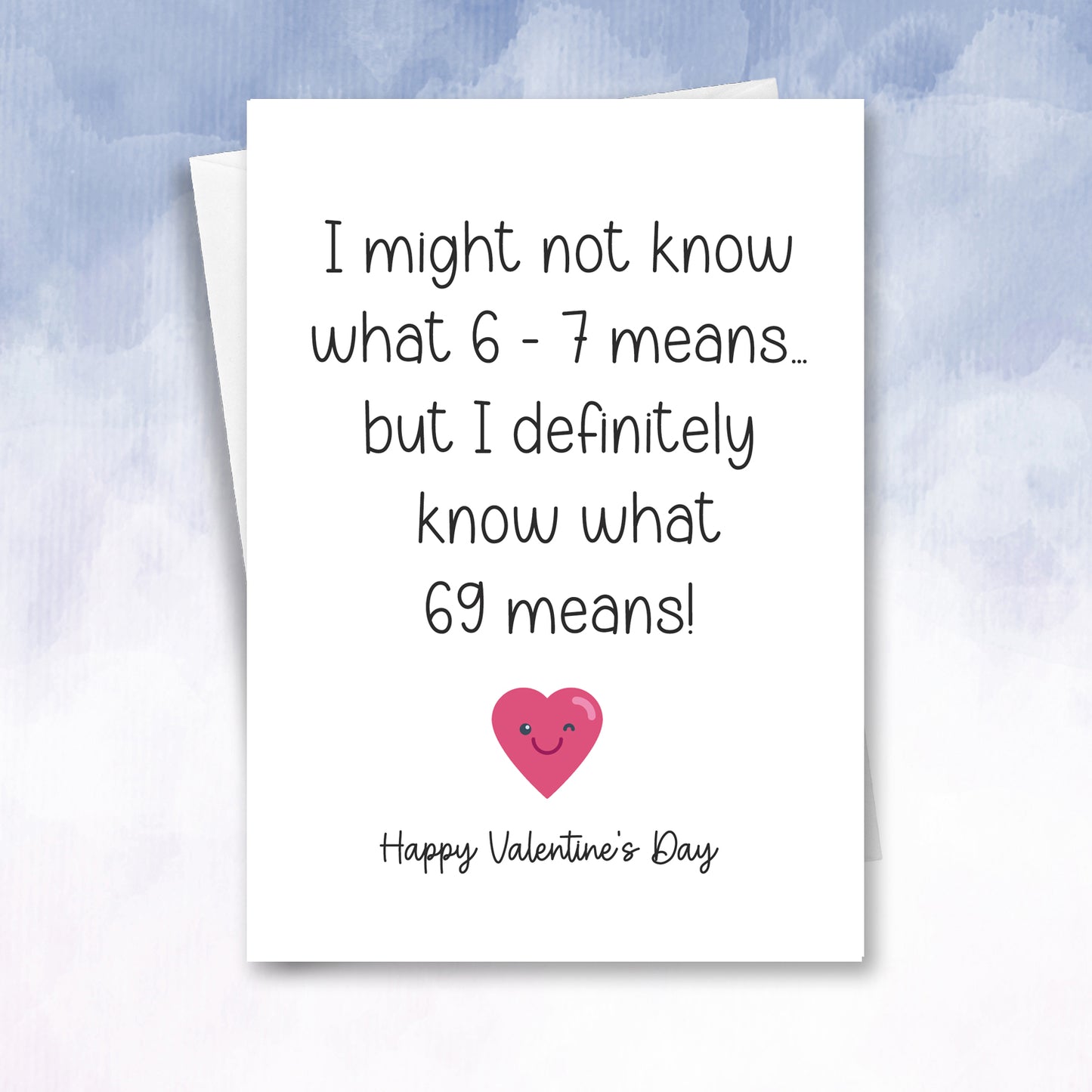 Funny 6 7 Valentine Card • 69 Adult Valentine Tags • Naughty Meme Valentines sexy