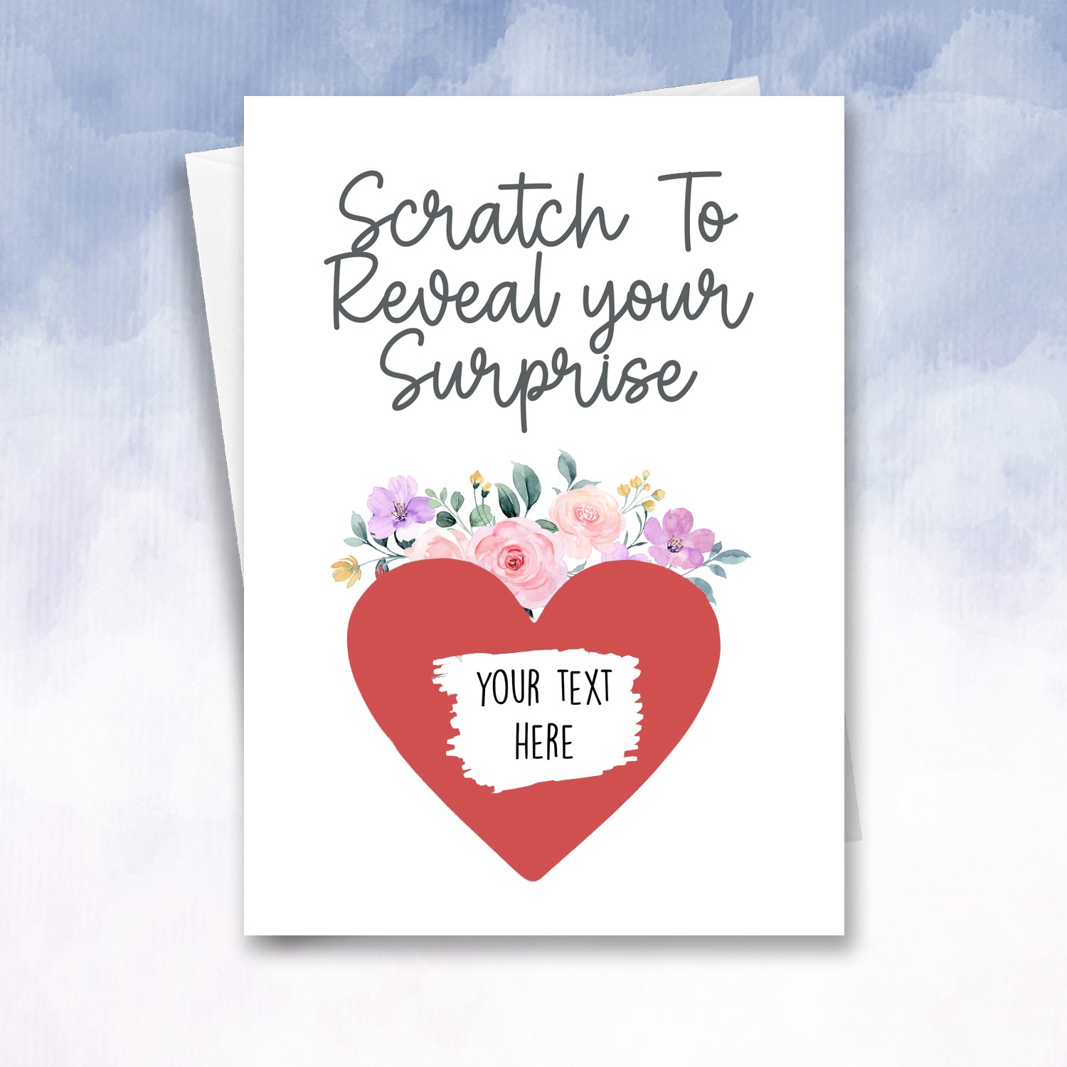 Floral Scratch to Reveal Scratch Card - 2f75e5-2