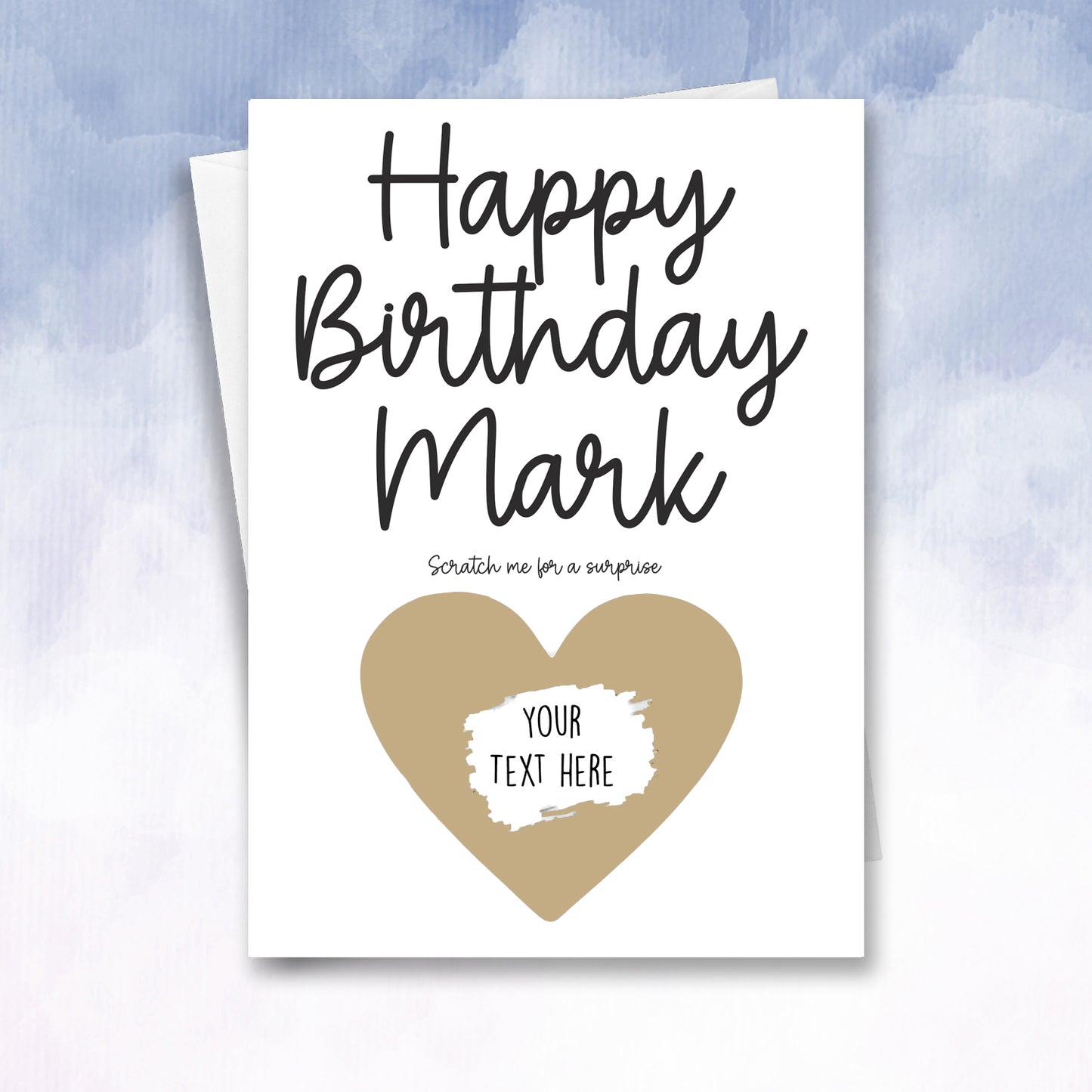 Personalised Birthday Card Scratch Off Reveal - 2f75e5-2