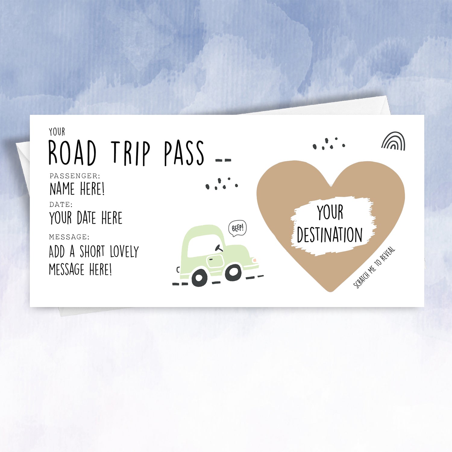 Road Trip or Staycation Reveal Scratch Off card - 2f75e5-2
