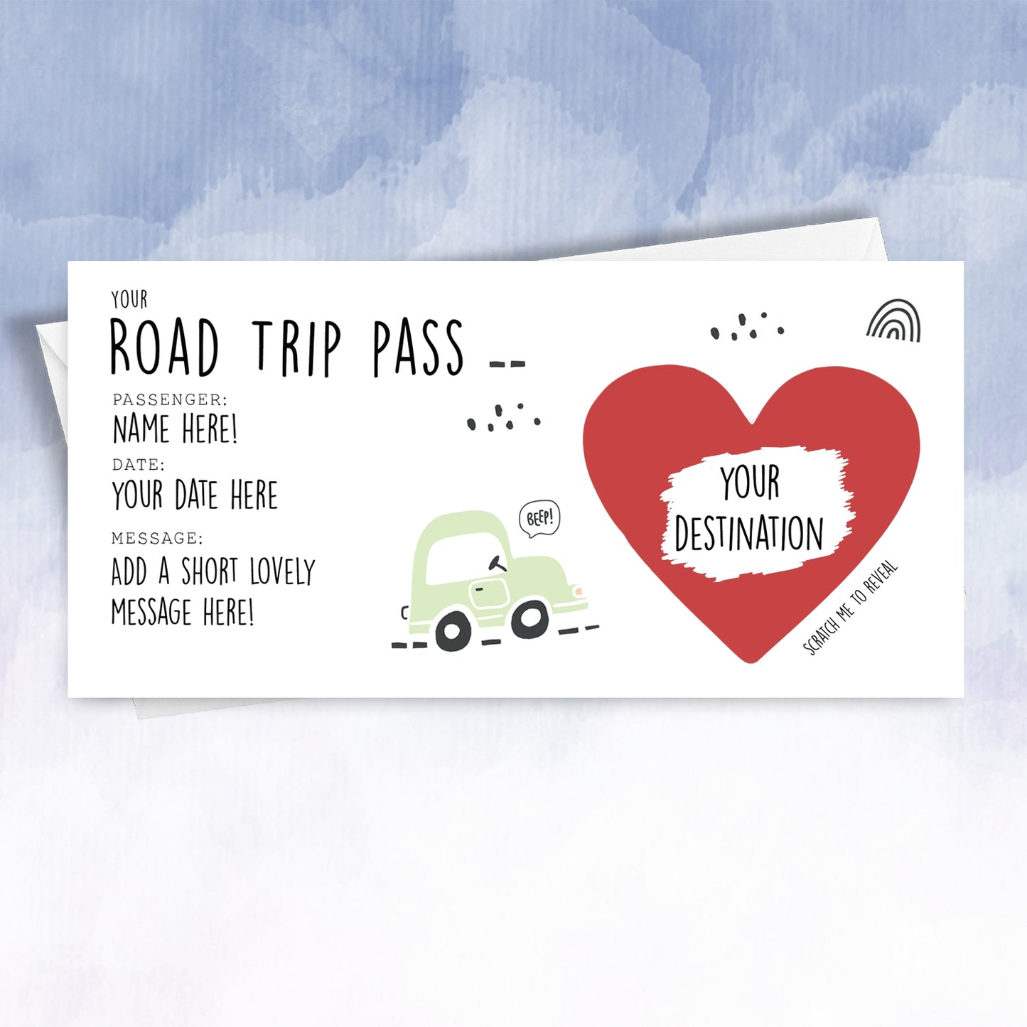 Road Trip or Staycation Reveal Scratch Off card - 2f75e5-2