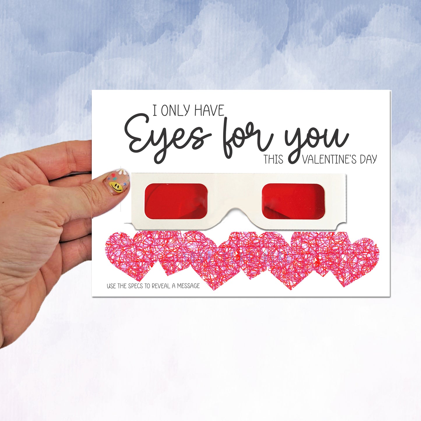 Valentines Surprise message glasses reveal date sexy weekend spa love funny
