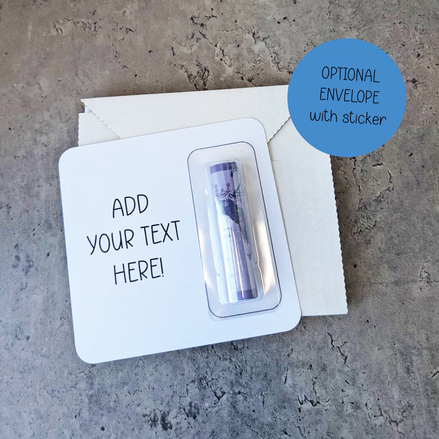 Personalised Money Wallet, birthday anniversary holiday money iou - cash i owe Create your own money card