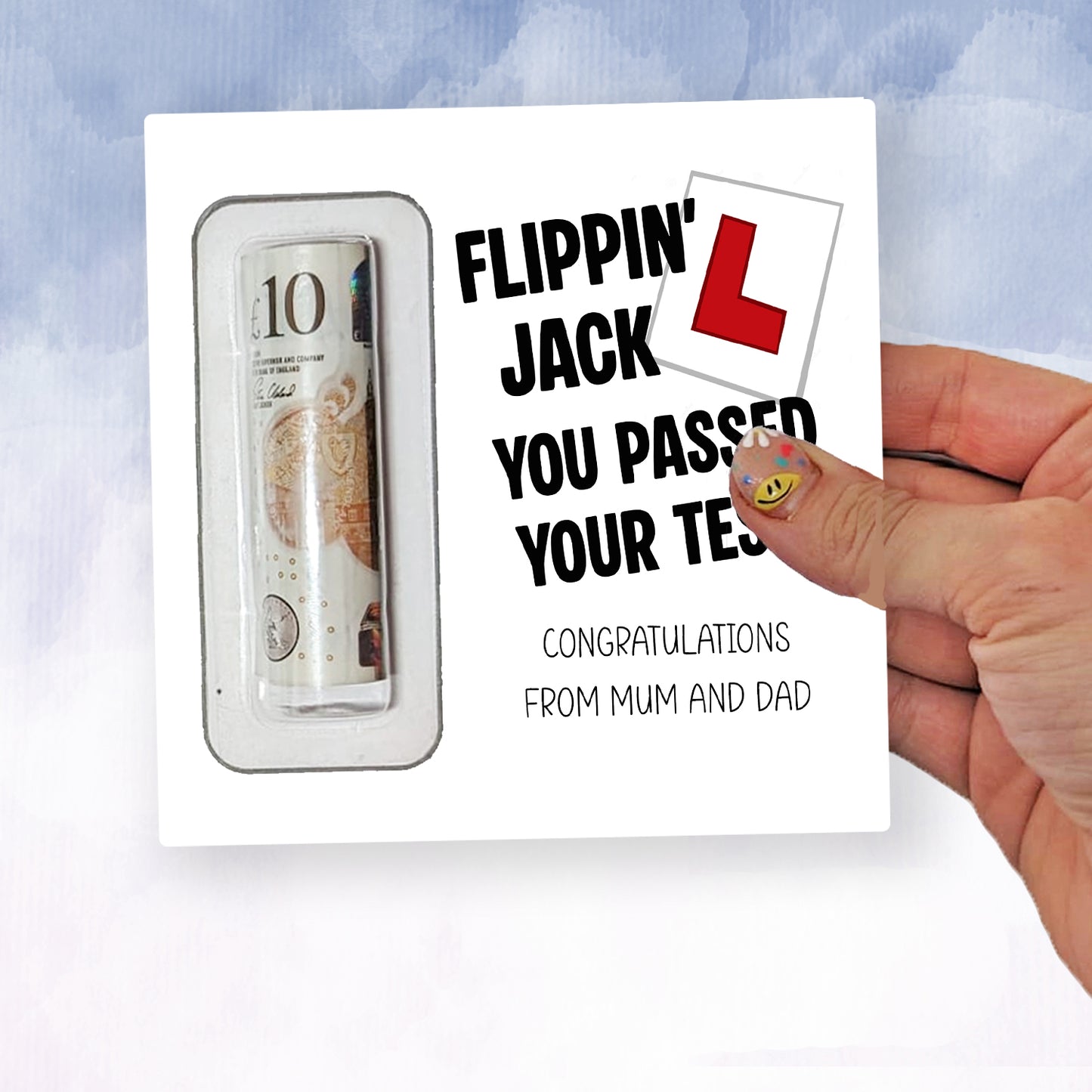 Birthday Gift Money Wallet Driving lessons fund
