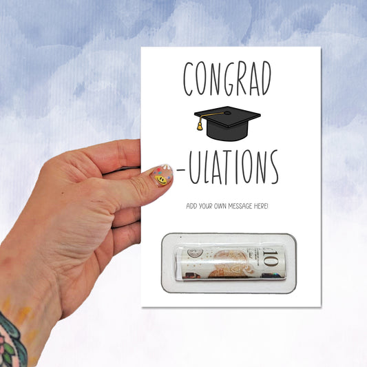 You Passed Money Wallet, Personalised graduation Card, passing gift