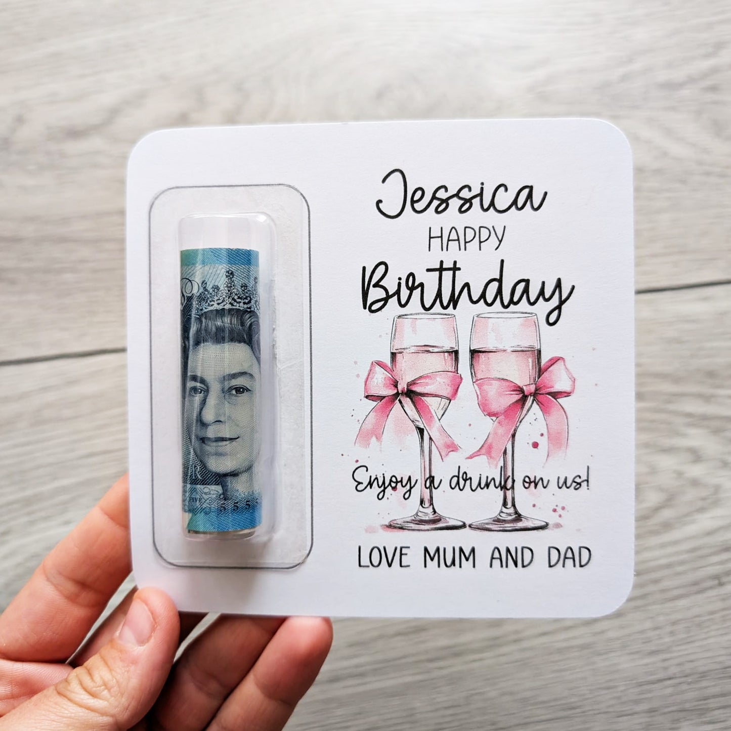 Personalised Money Gift For Birthday 18th Birthday Gift Girl Her Daughter
