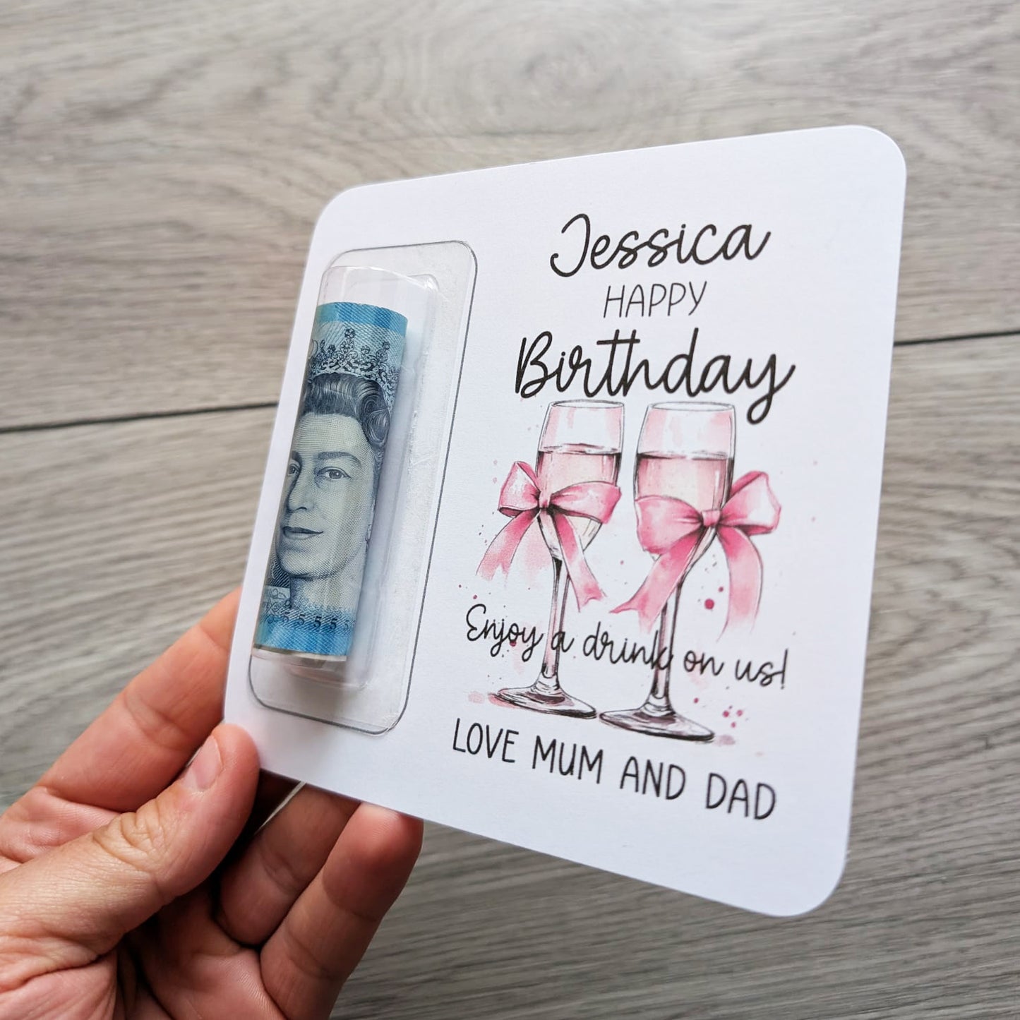 Personalised Money Gift For Birthday 18th Birthday Gift Girl Her Daughter
