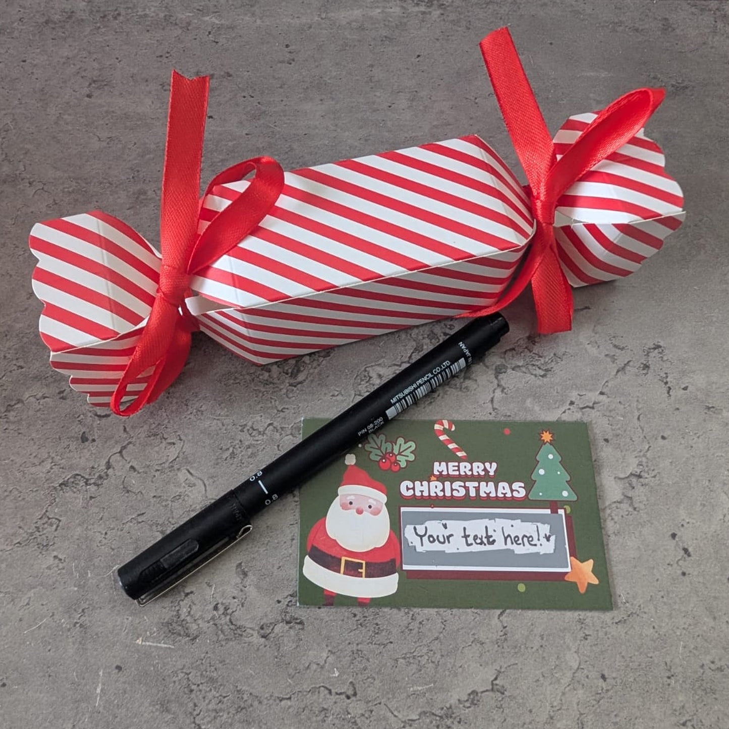 Surprise Scratch‑Off Christmas Cracker Card – Gift Reveal • Guess What • Xmas Scratchcard DIY