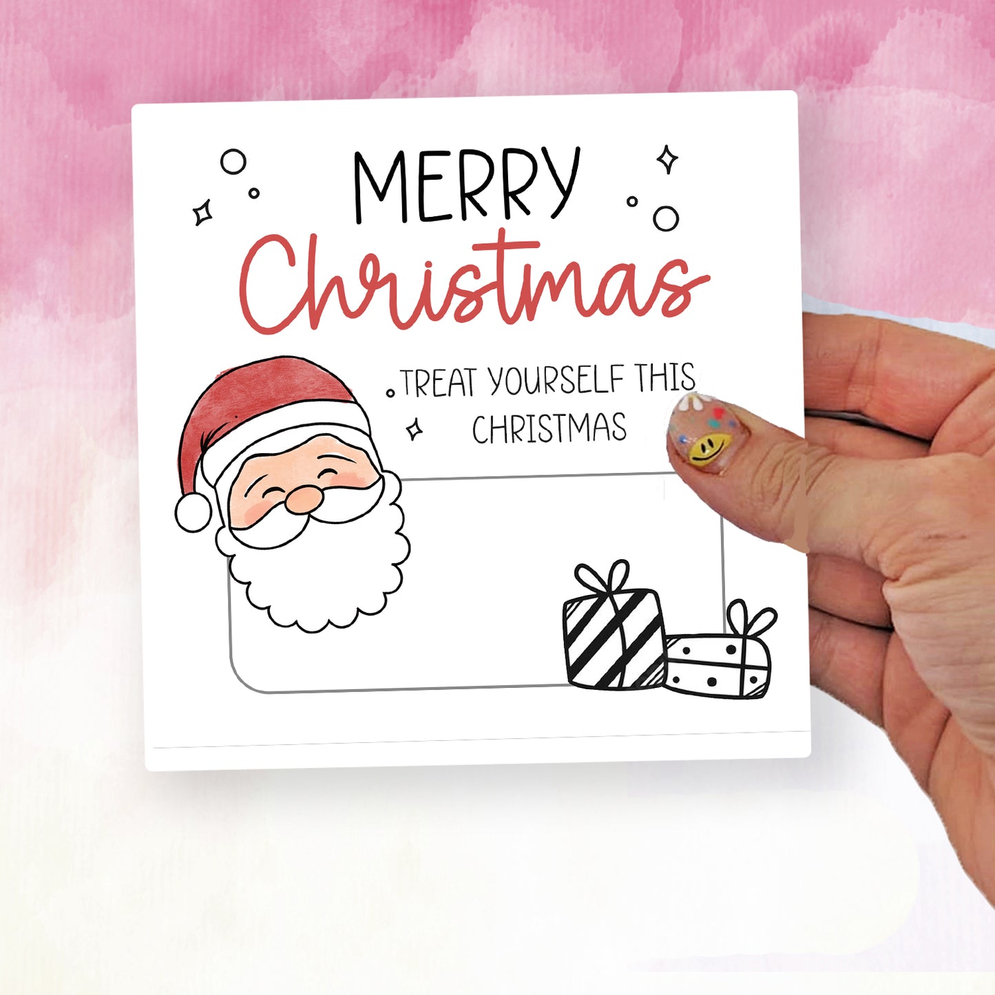 Christmas Money Gift For Girls and Boys - Christmas Money Holder - santa