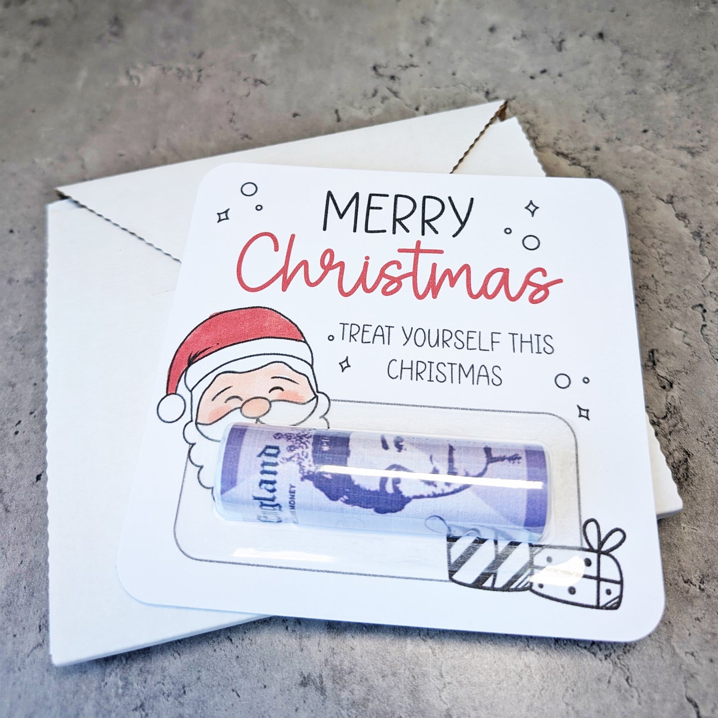 Christmas Money Gift For Girls and Boys - Christmas Money Holder - santa