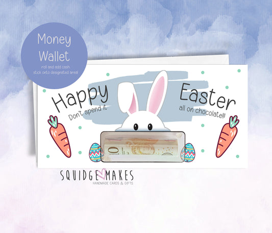 Easter Money Wallet Personalised Easter card