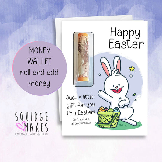 Easter Money Wallet Personalised Easter card