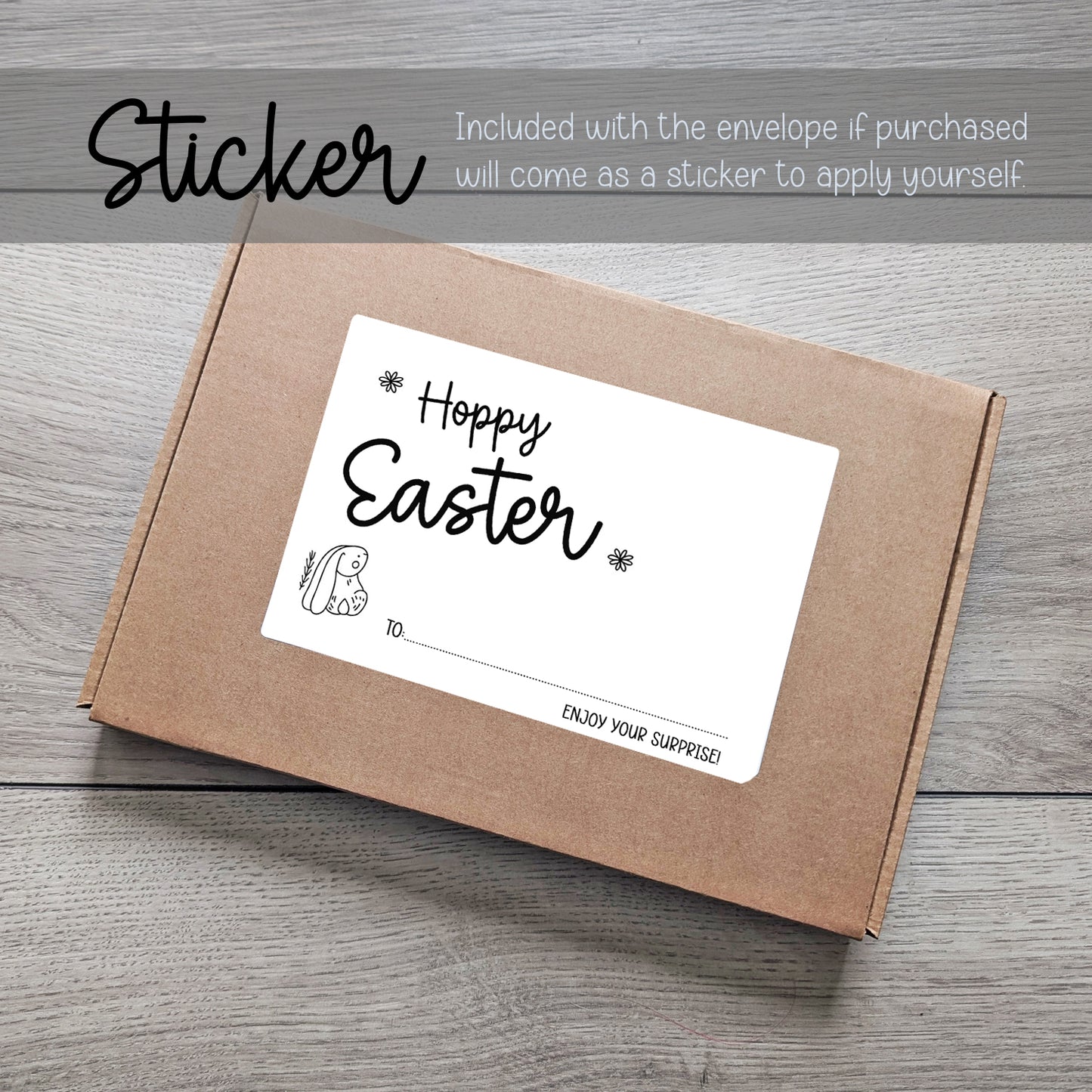 Easter Money Wallet Personalised Easter card
