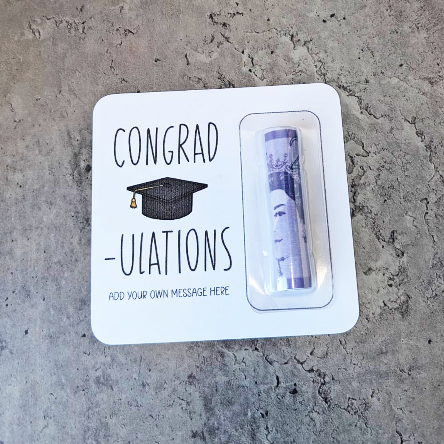 You Passed Money Wallet, Personalised graduation Card, passing gift
