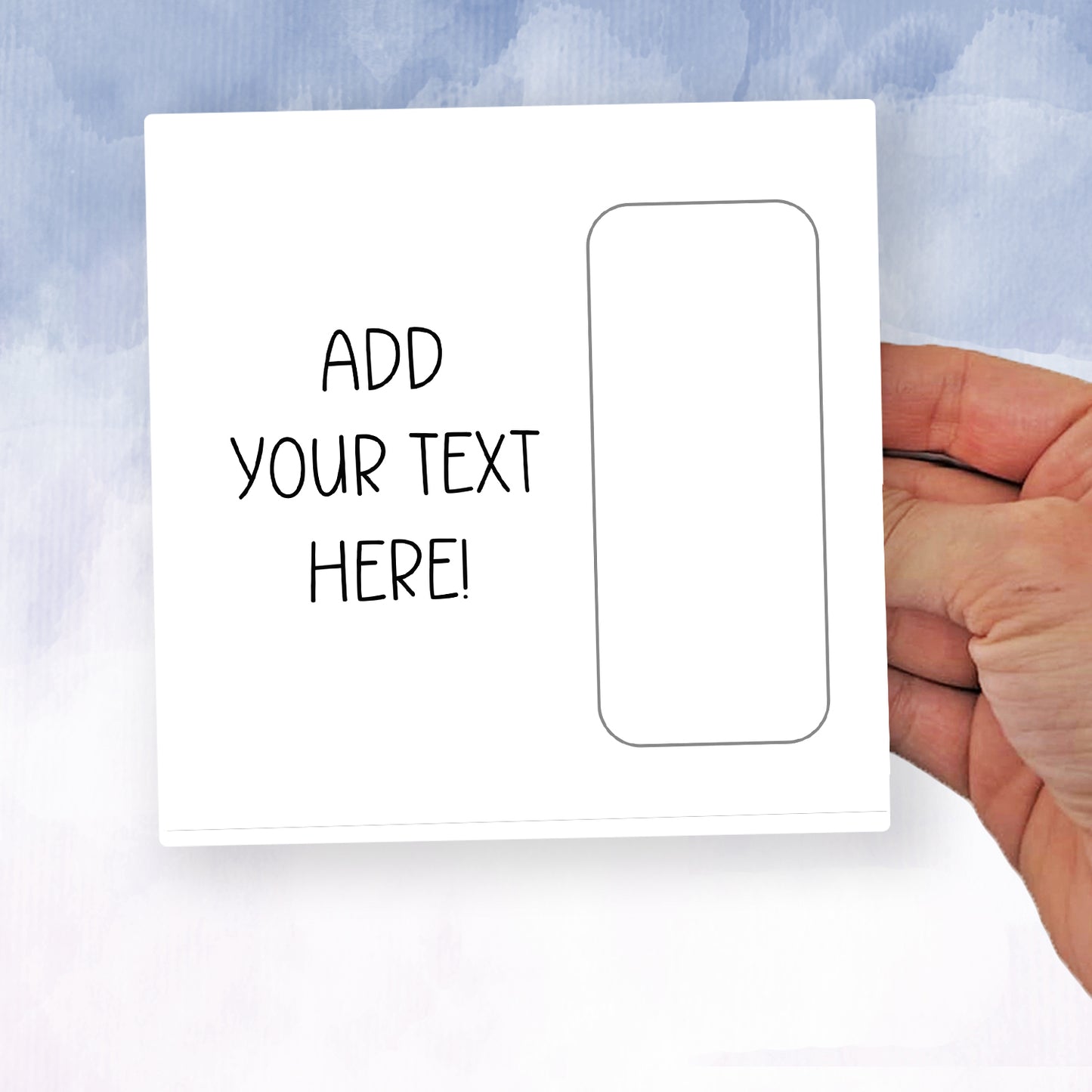 Personalised Money Wallet, birthday anniversary holiday money iou - cash i owe Create your own money card