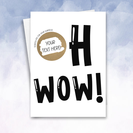 OH MY! Surprise Scratch Off Reveal Card